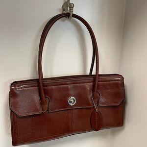 Wilsons Leather Rich Brown Shoulder Bag